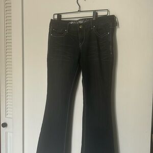 Dark washed boot cut